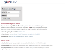 Tablet Screenshot of my.gavilan.edu